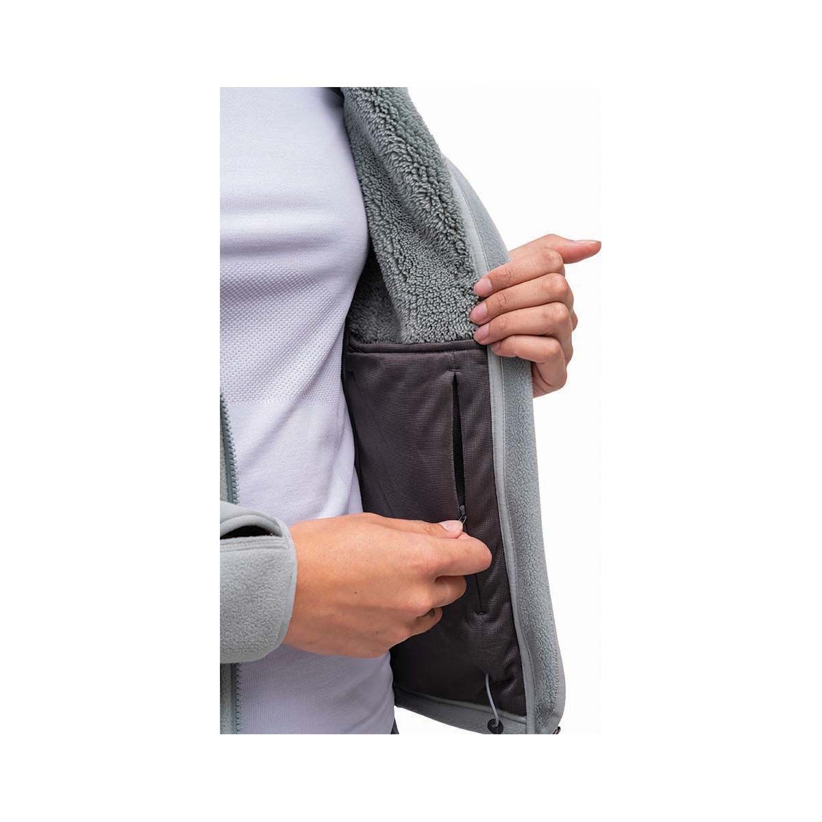 Macpac Women's Mountain Hooded Fleece Jacket Green 20, Green, bcf_hi-res