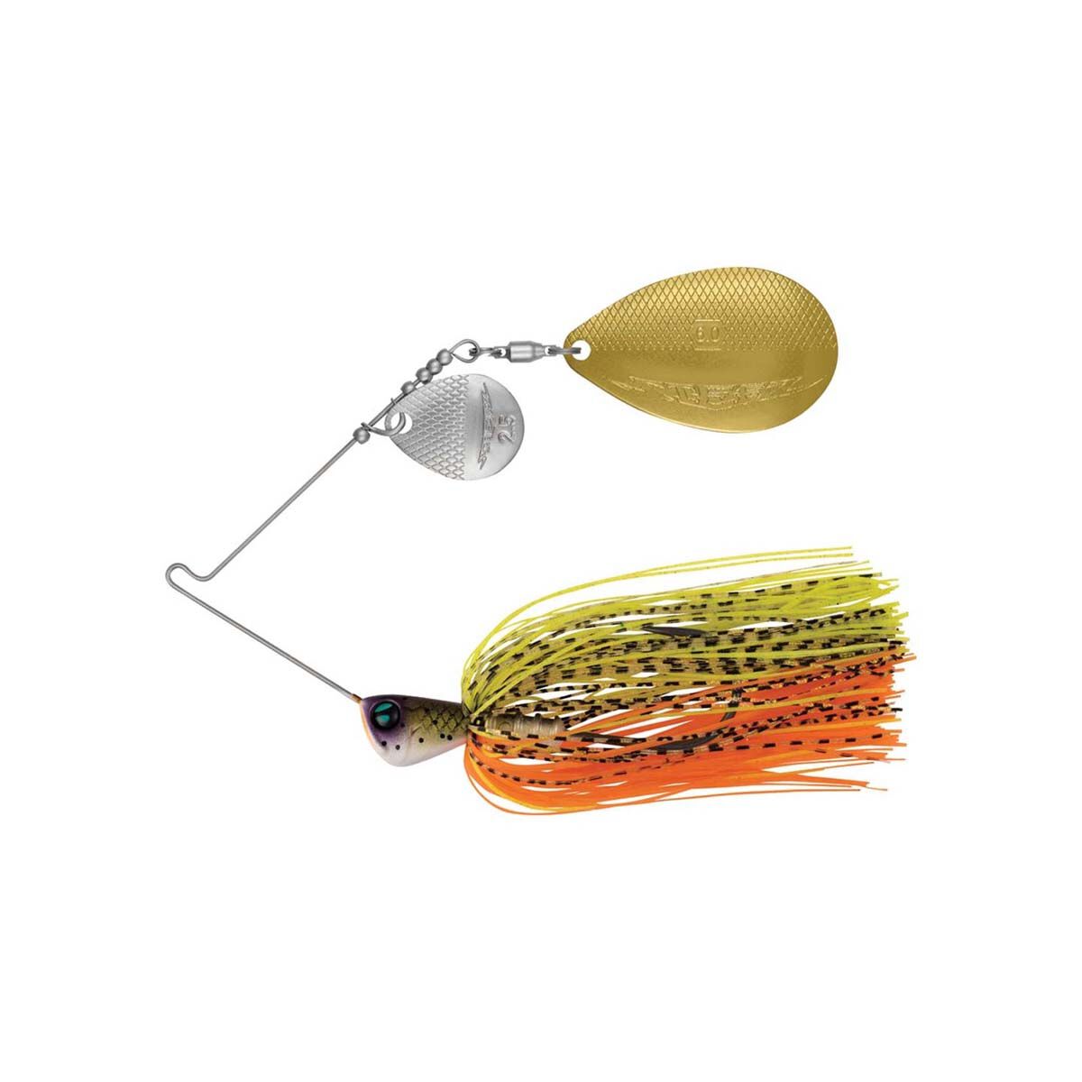 Daiwa Steez Asroc Spinnerbait Lure 1/2oz Chartreuse Fire, Chartreuse Fire, bcf_hi-res