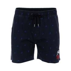 The Great Northern Brewing Co. Men’s Printed Volley Shorts, Navy, bcf_hi-res