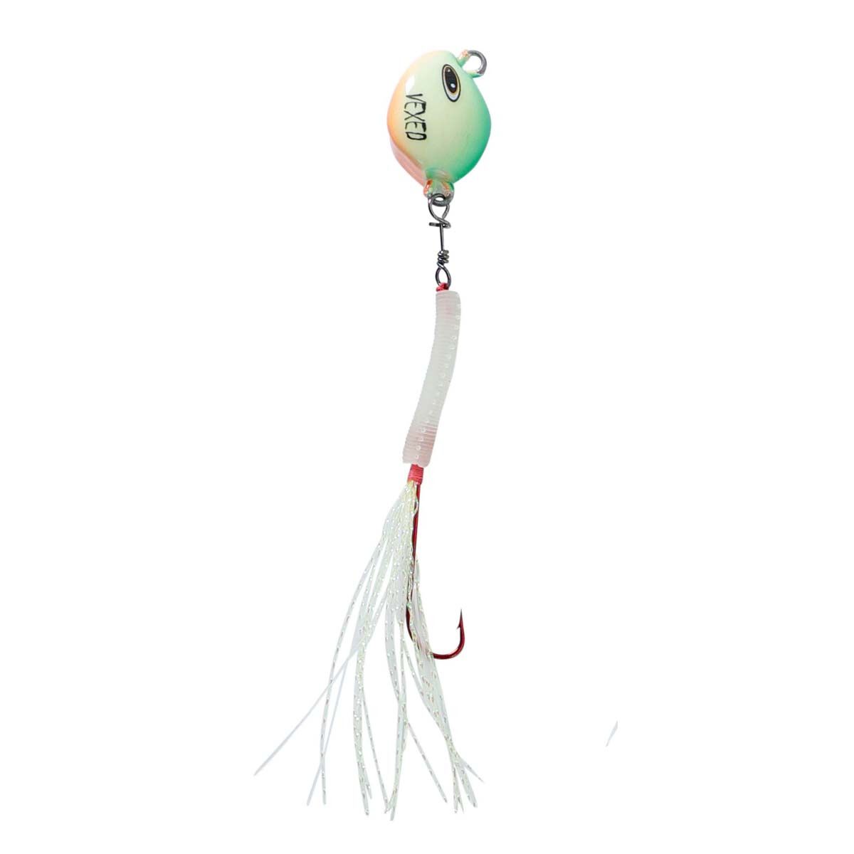 Vexed Bottom Worm Long Shank Jig Lure 20g Lumo Glow, Lumo Glow, bcf_hi-res
