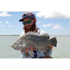 MAKO GT Polarised Men's Sunglasses Black with Blue Lens, , bcf_hi-res