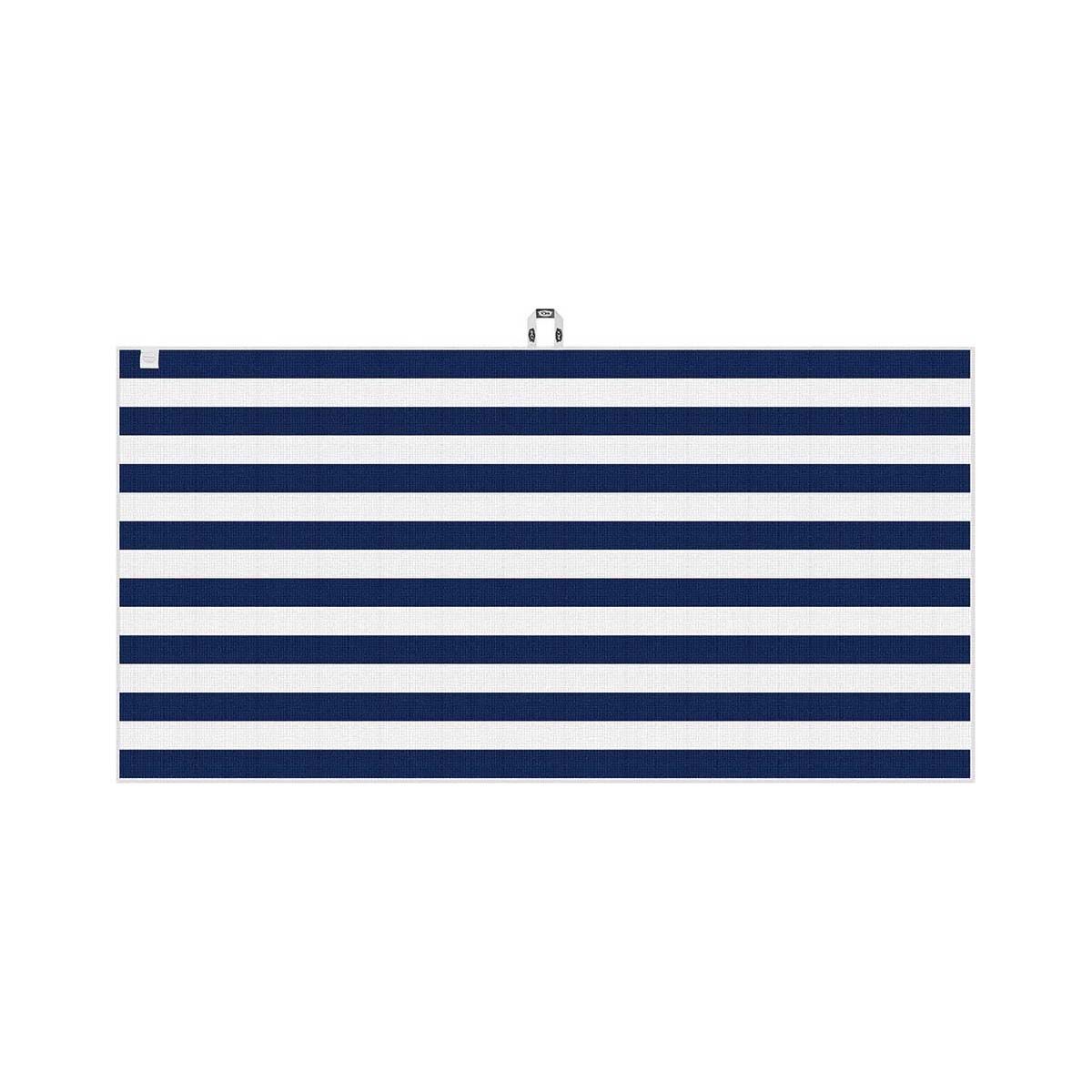 BCF Packable Towel Navy Leaf, , bcf_hi-res