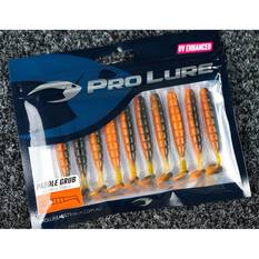 Pro Lure Paddle Grub Soft Plastic Lure 65mm Pumpkin Roe UV, Pumpkin Roe UV, bcf_hi-res