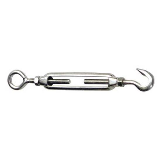 Blueline Stainless Turnbuckle Hook to Eye Open 8mm, , bcf_hi-res
