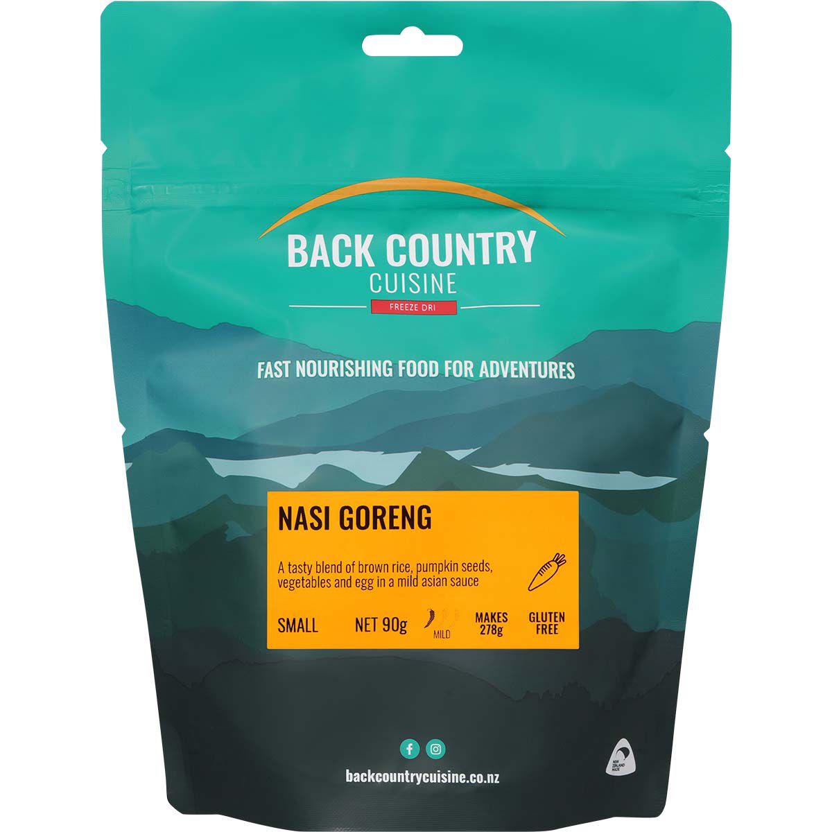 Back Country Cuisine Freeze Dried Nasi Goreng 1 Serve, , bcf_hi-res