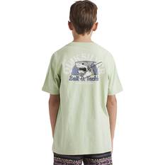 Quiksilver Youth Bait and Tackle Short Sleeve Tee, Green, bcf_hi-res