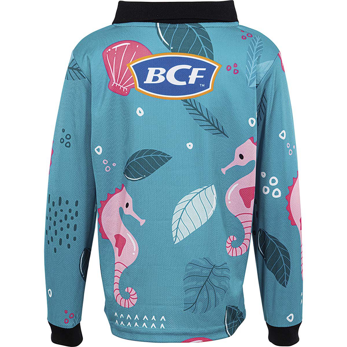 BCF Kids&rsquo; Seahorse Fishing Shirt Green 4, Green, bcf_hi-res