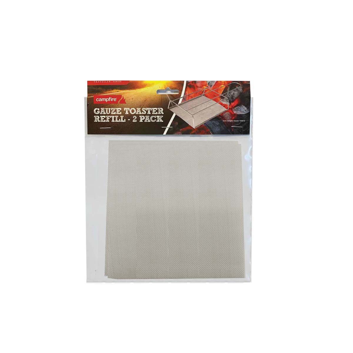 Campfire Gauze Toaster Refill 2 Pack, , bcf_hi-res