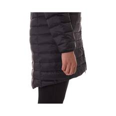 Macpac Women's Uber Light Long Jacket, Black, bcf_hi-res