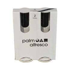 Palm Alfresco Tritan Forever Unbreakable Flute Glass 2 pack, , bcf_hi-res