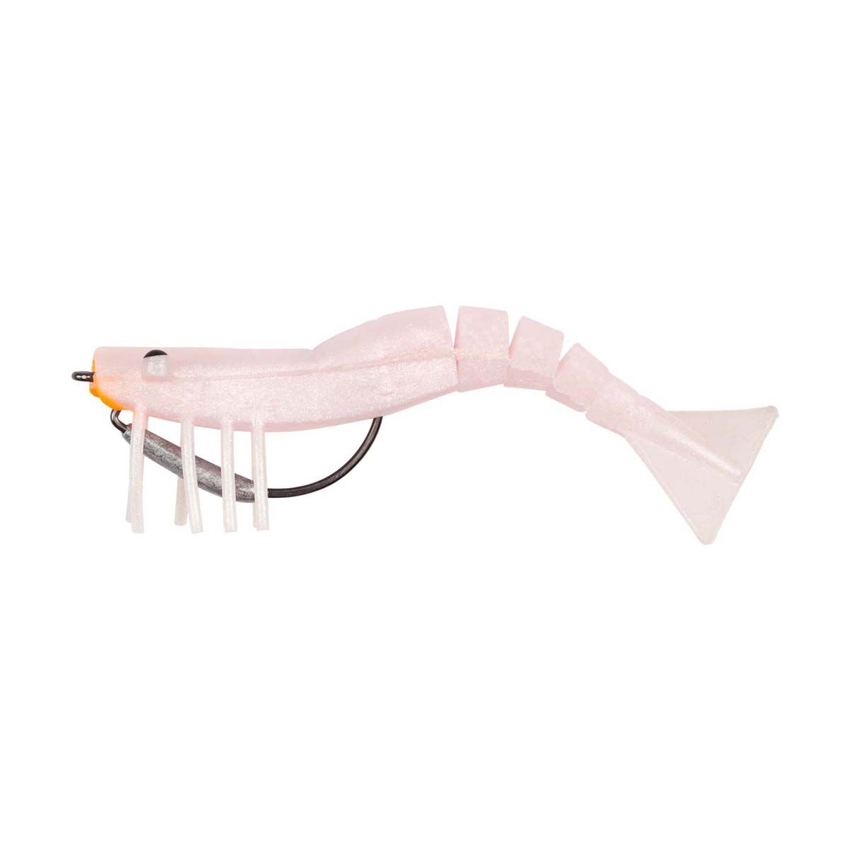 Samaki Live Shrimp Soft Plastic Lure 127mm White Pearl, White Pearl, bcf_hi-res