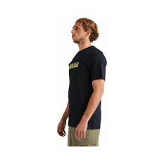 Quiksilver Men's Camouflage Short Sleeve Tee, Black, bcf_hi-res
