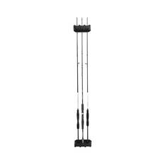 PLUSINNO 4 Pack Vertical Fishing Rod Rack, Wall Mounted Fishing Rod holder,  4 Packs Fishing Pole