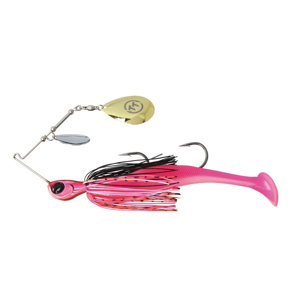 TT Fishing Tornado+ Double Colorado Rigged Spinnerbait Lure 1oz Harlei Kwinn, Harlei Kwinn, bcf_hi-res