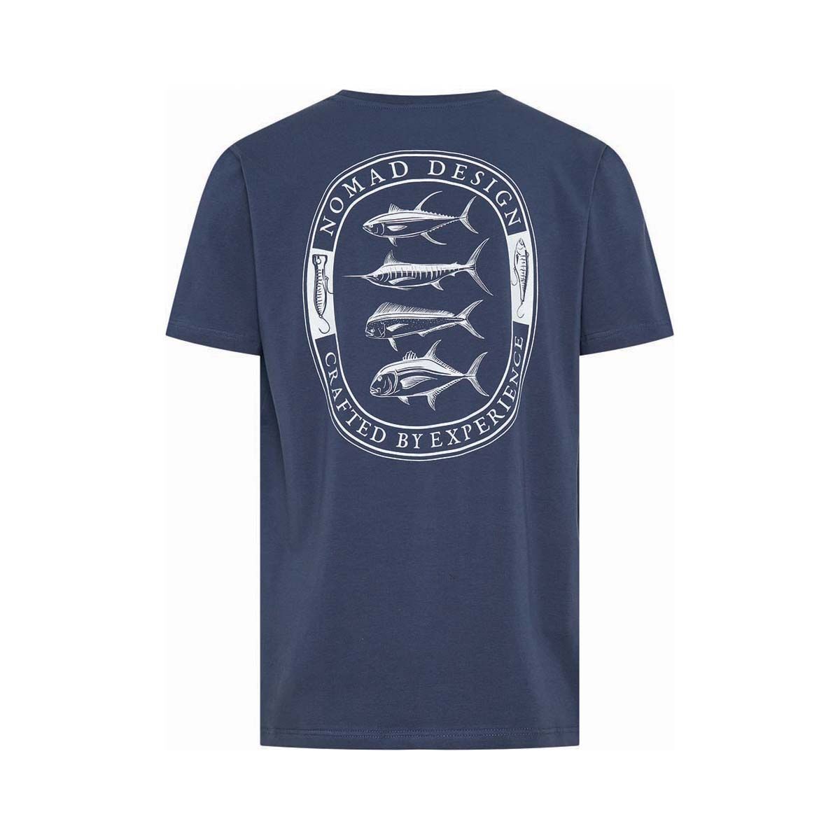 Nomad Men's Trophy Badge Short Sleeve Tee Navy S, Navy, bcf_hi-res