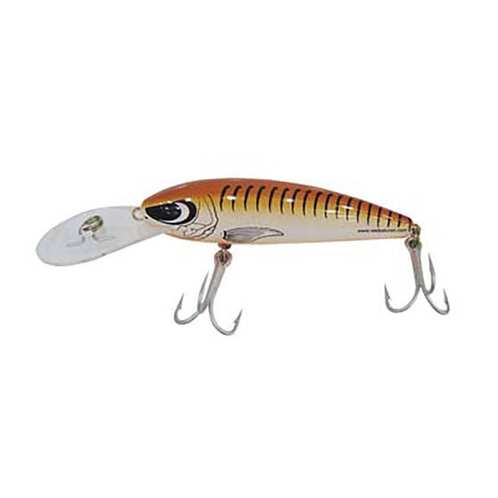 Reidy's Taipan Deep Hard Body Lure 90mm Silver Red, Silver Red, bcf_hi-res