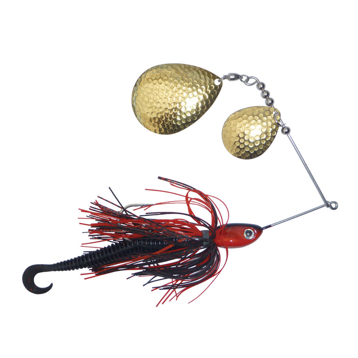 Gangster Bidgee Bait Spinner Bait Lure White/Black BCF