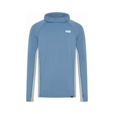 Nomad Men's Hooded Solar Pro Fishing Shirt, Blue Steel, bcf_hi-res