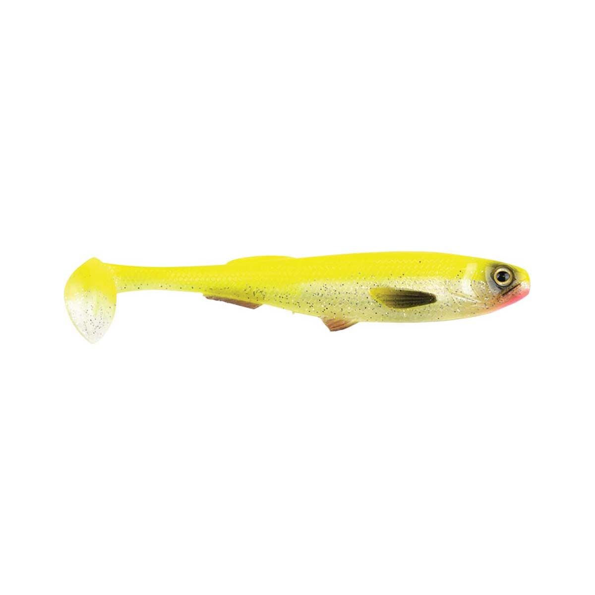 Pro Lure XL Shad Soft Plastic Minnow 200mm Chartreuse UV, Chartreuse UV, bcf_hi-res