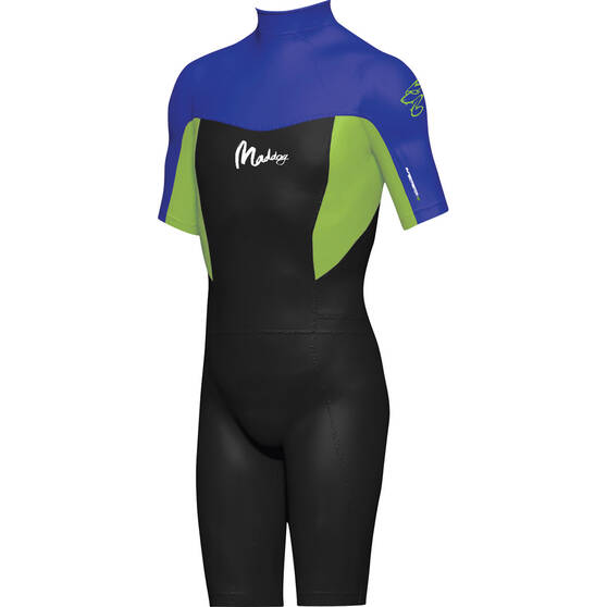 Mad Dog Boys' Springsuit Wetsuit 2mm, Blue, bcf_hi-res