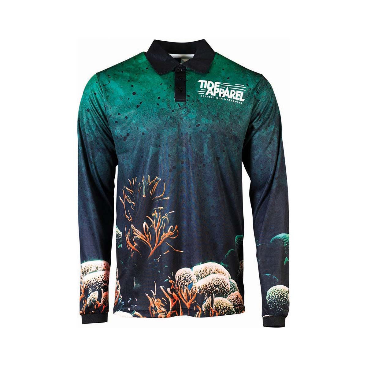 Tide Apparel Men's Depths Fishing Shirt Multi S, Multi, bcf_hi-res