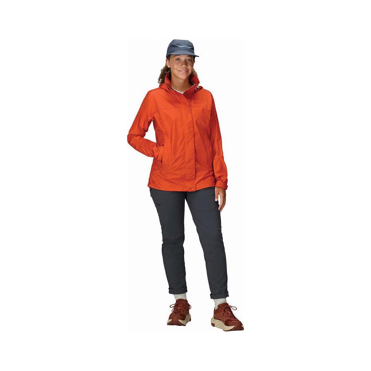 Marmot Women&rsquo;s Waterproof PreCip Eco Jacket, Red, bcf_hi-res