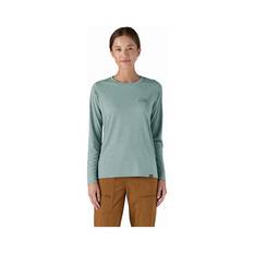 Patagonia Women's Capilene Cool Daily Graphic Long Sleeve Shirt Thermal Blue 2XS, Thermal Blue, bcf_hi-res