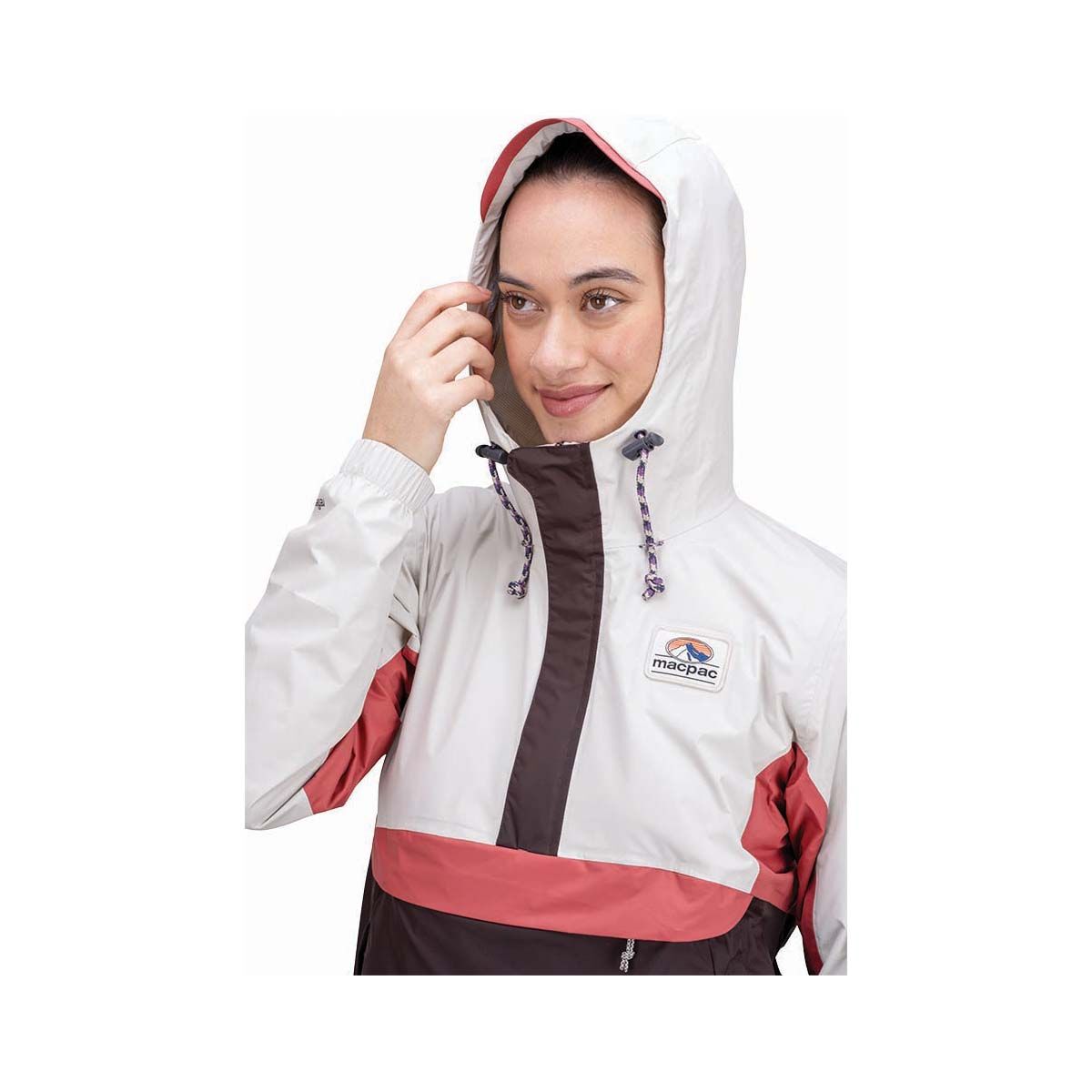 Macpac Women's Heritage Waterproof Anorak, Grey, bcf_hi-res