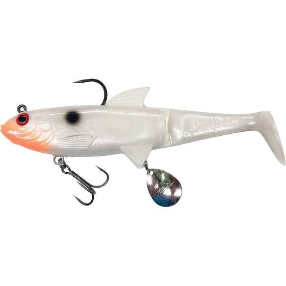 Molix Shad Soft Swimbait Lure 140mm Aus Pearl White, Aus Pearl White, bcf_hi-res