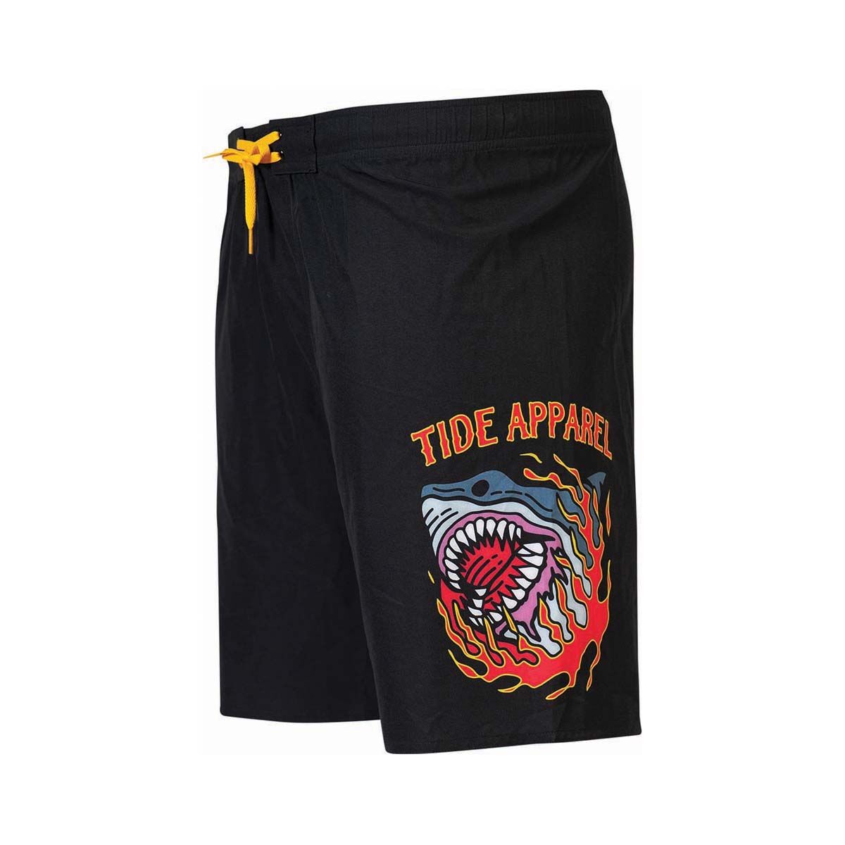Tide Apparel Men's Spicy Boardshorts, Black, bcf_hi-res