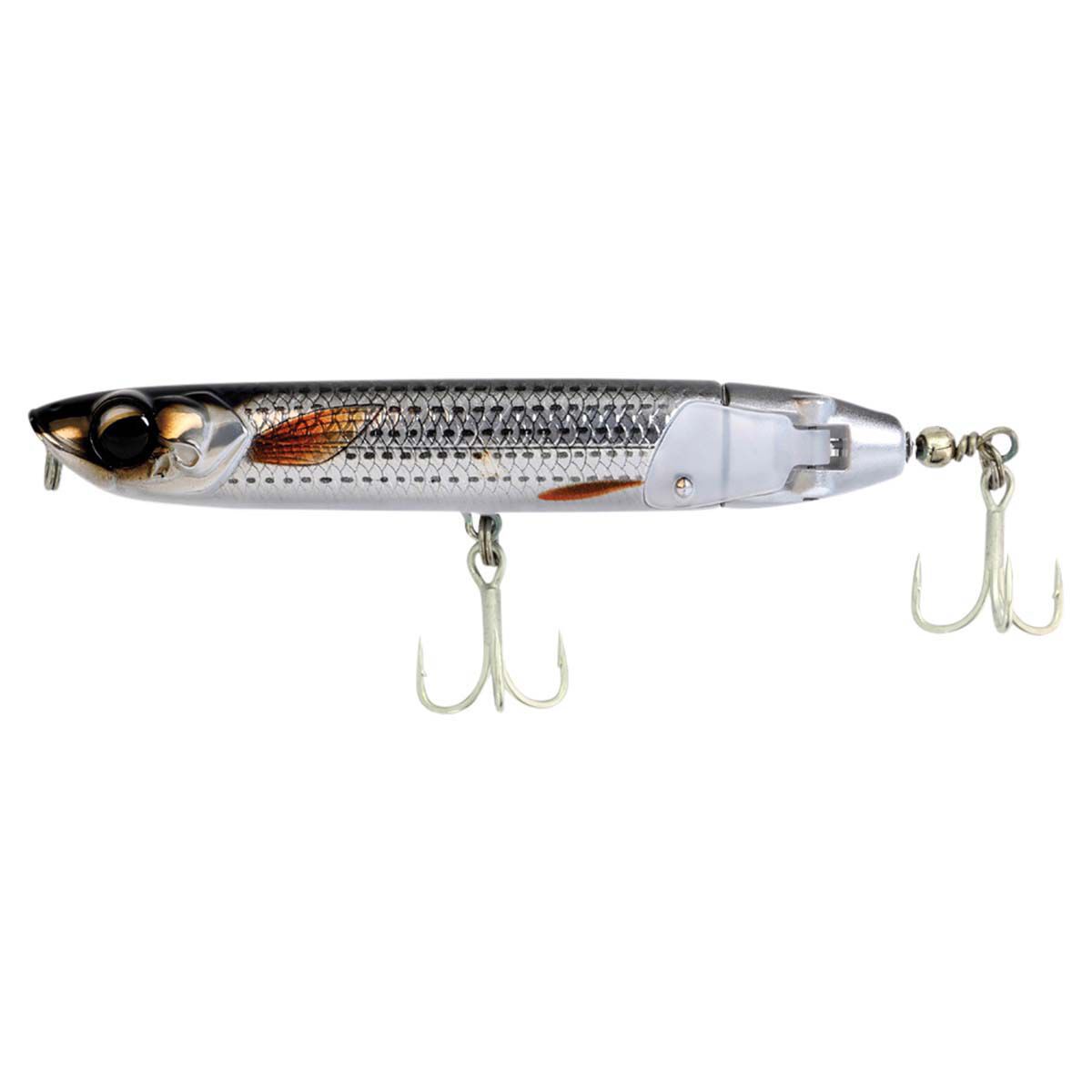 Bone Hoverjet Estuary Topwater Lure 130mm Striped Mullet BCF