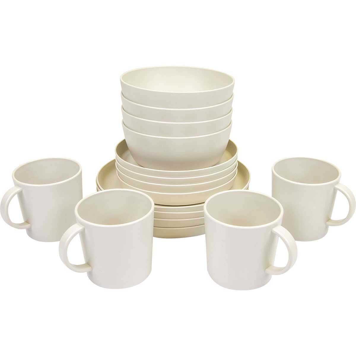 earth by Wanderer&reg; Recycled Materials 16 Piece Dinner Set, , bcf_hi-res