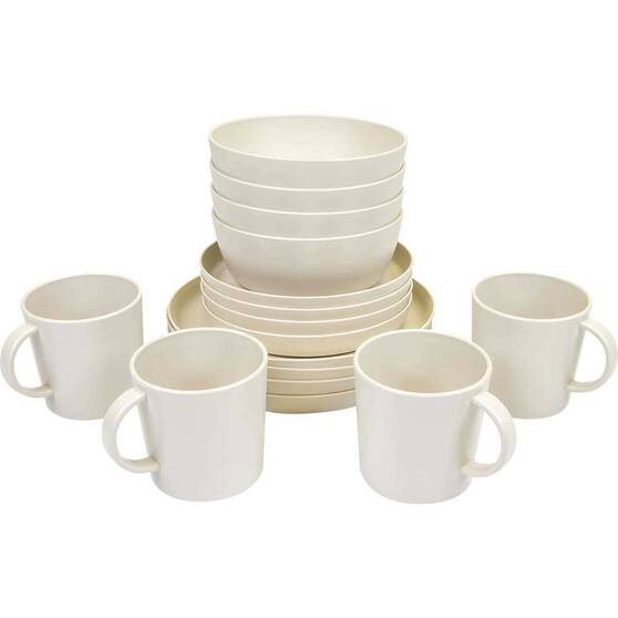 earth by Wanderer® Recycled Materials 16 Piece Dinner Set, , bcf_hi-res