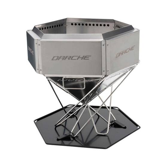 Darche Hexagonal Fire Pit BBQ, , bcf_hi-res
