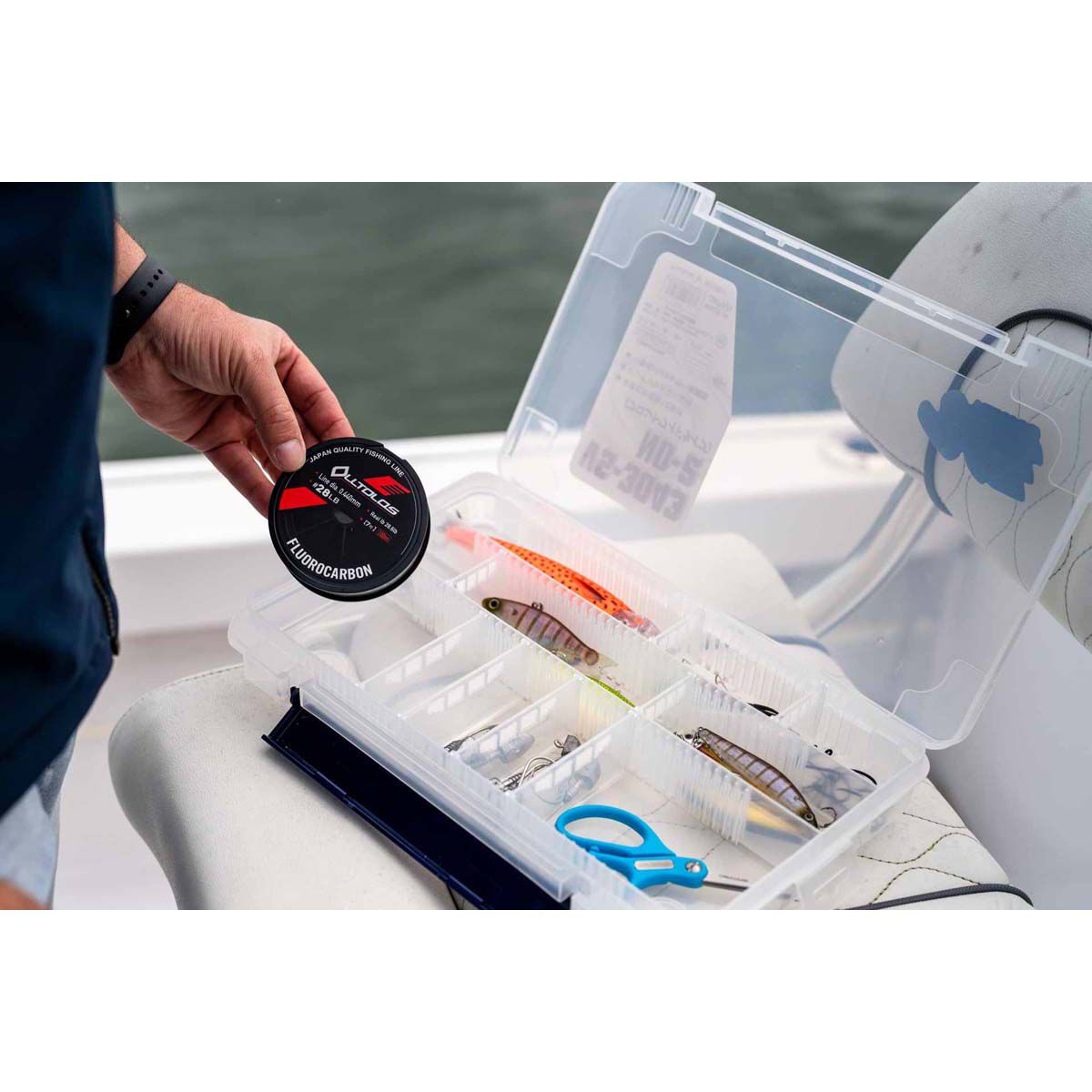 Versus VS-3043ND-2 Tackle Box Clear, Clear, bcf_hi-res