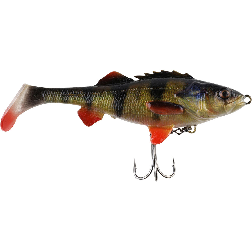 Savage 4D Redfin Shad Soft Plastic Lure 17.5cm Redfin 75g BCF