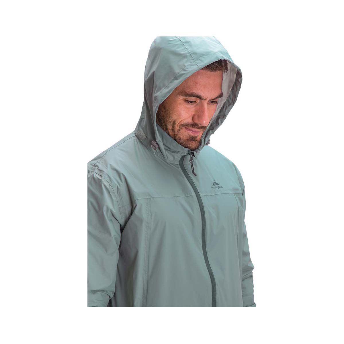 Macpac Unisex Pack-It Rain Jacket Iceberg Green XS, Iceberg Green, bcf_hi-res