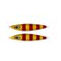 Gold Red Stripe