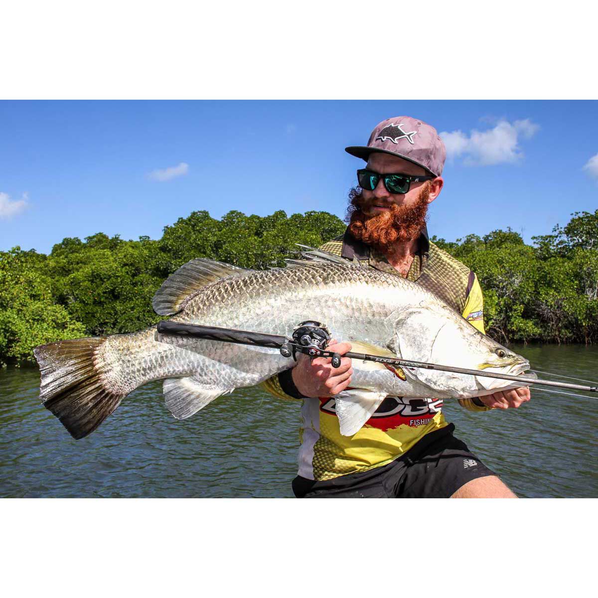 MAKO GT Polarised Men's Sunglasses Black with Orange Lens, , bcf_hi-res