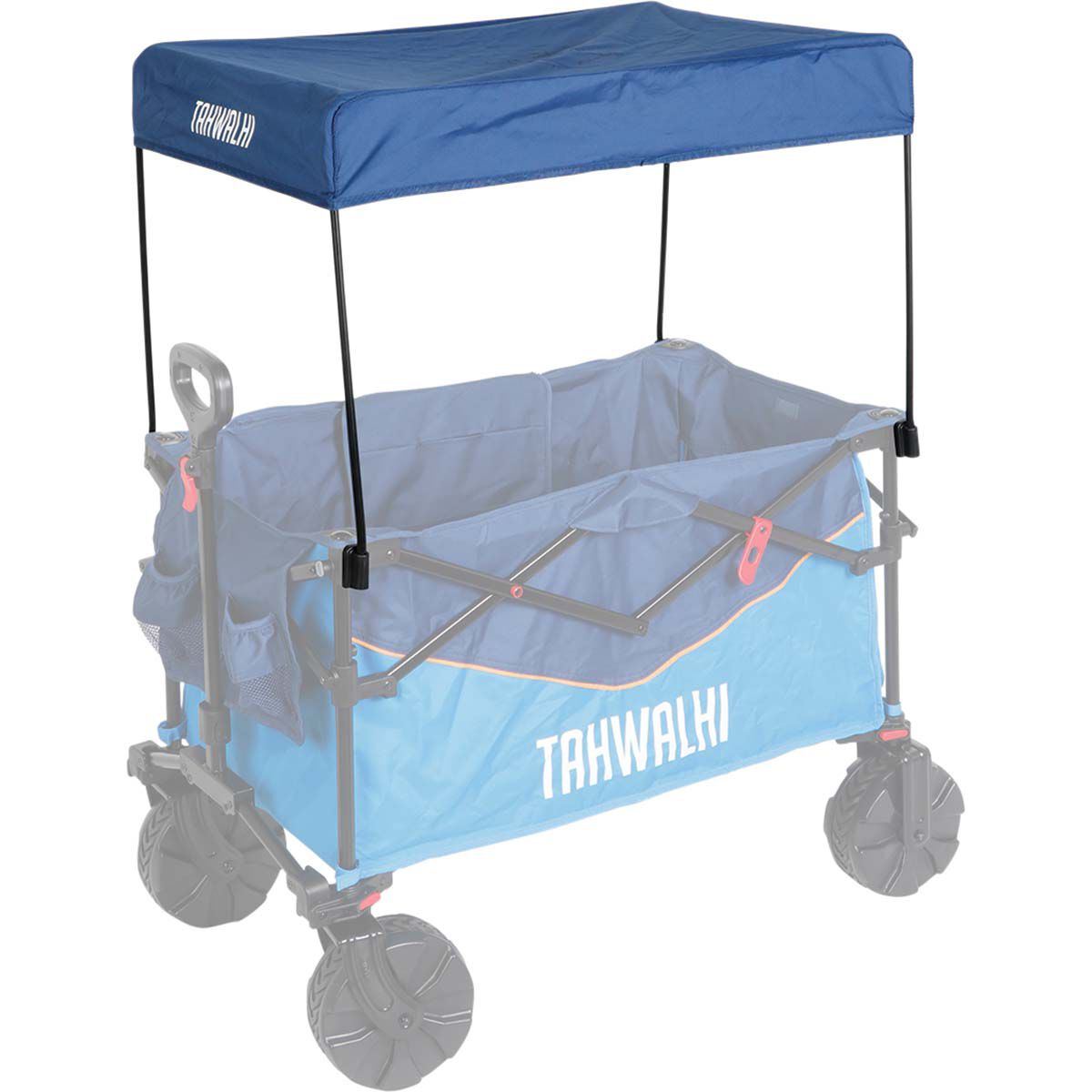 Tahwalhi Premium Quad Fold Beach Cart Canopy, , bcf_hi-res
