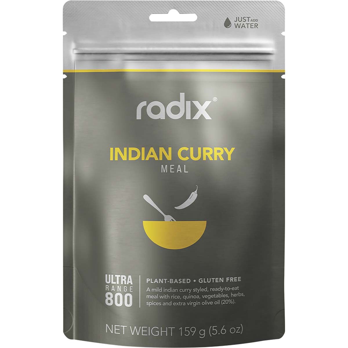 Radix Nutrition Freeze Dried Indian Curry Ultra 800kcal, , bcf_hi-res