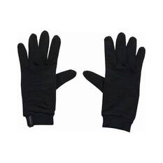 Macpac Merino Liner Gloves Black M, Black, bcf_hi-res