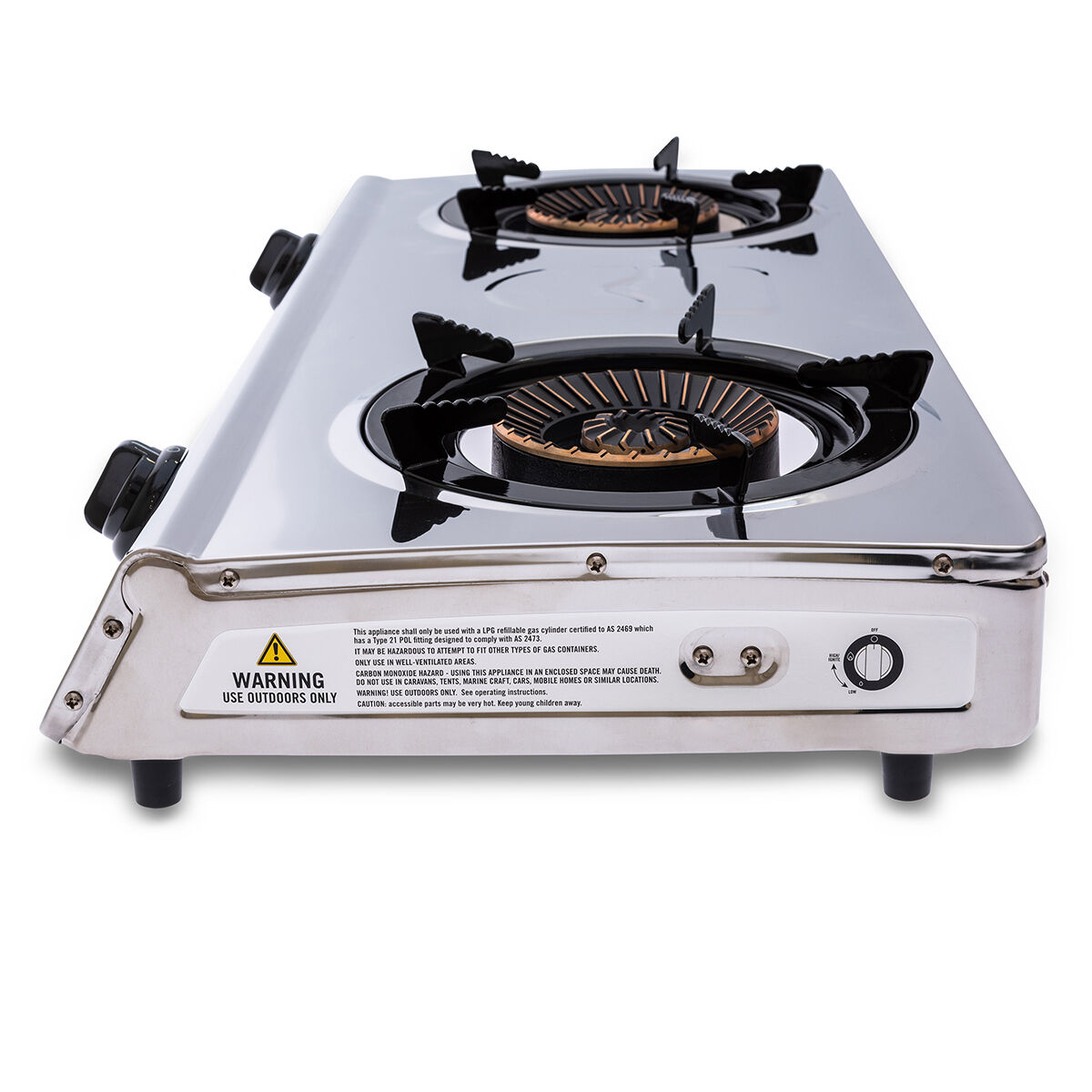 Companion LPG Portable Stove 2 Burner, , bcf_hi-res