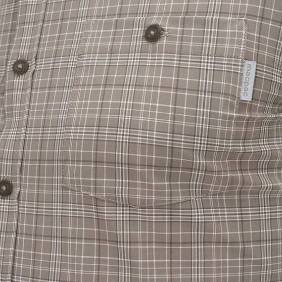 Macpac Men's Eclipse Long Sleeve Shirt V2, Dusky Green, bcf_hi-res