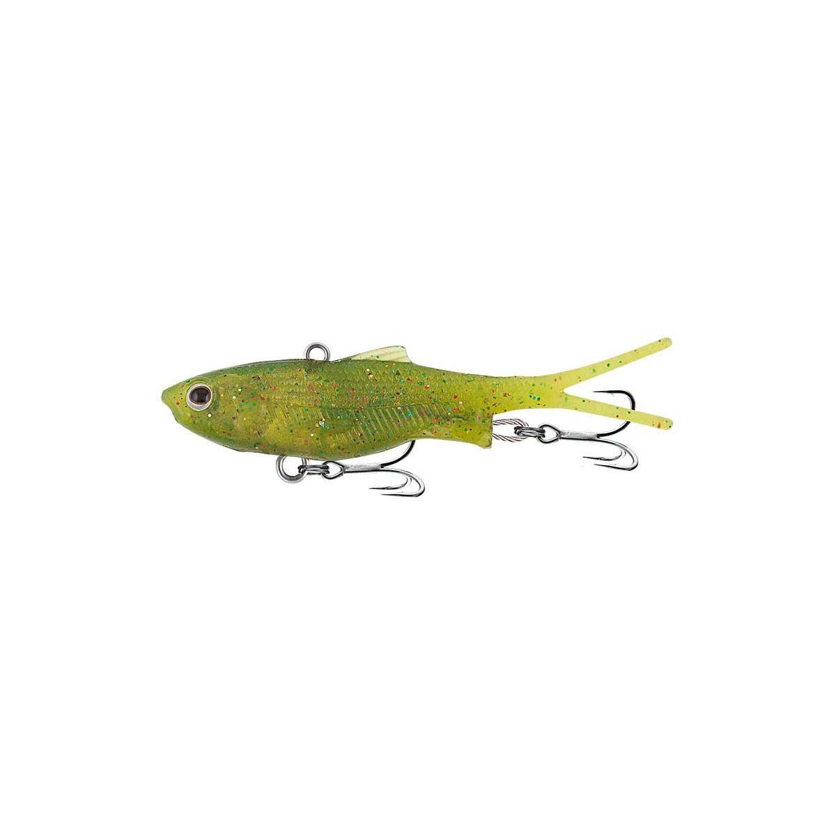 Samaki Vibelicious Fork Tail Soft Vibe Lure 70mm 10g Avocado, Avocado, bcf_hi-res