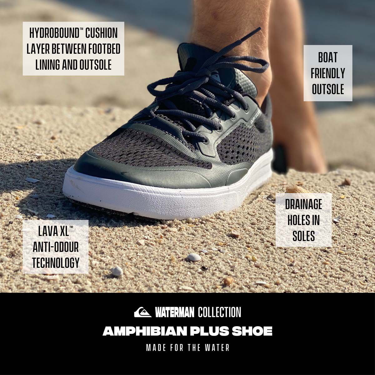quiksilver men's amphibian plus aqua shoes
