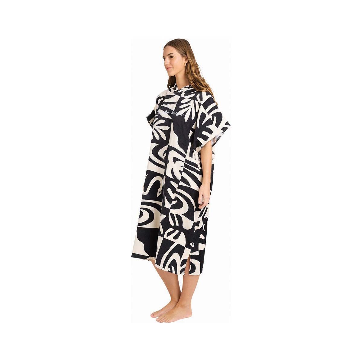 Quiksilver Women&rsquo;s Coastal Poncho Towel Birch OSFM, Birch, bcf_hi-res
