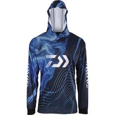 Daiwa Men's Hooded Fishing Shirt, Navy, bcf_hi-res