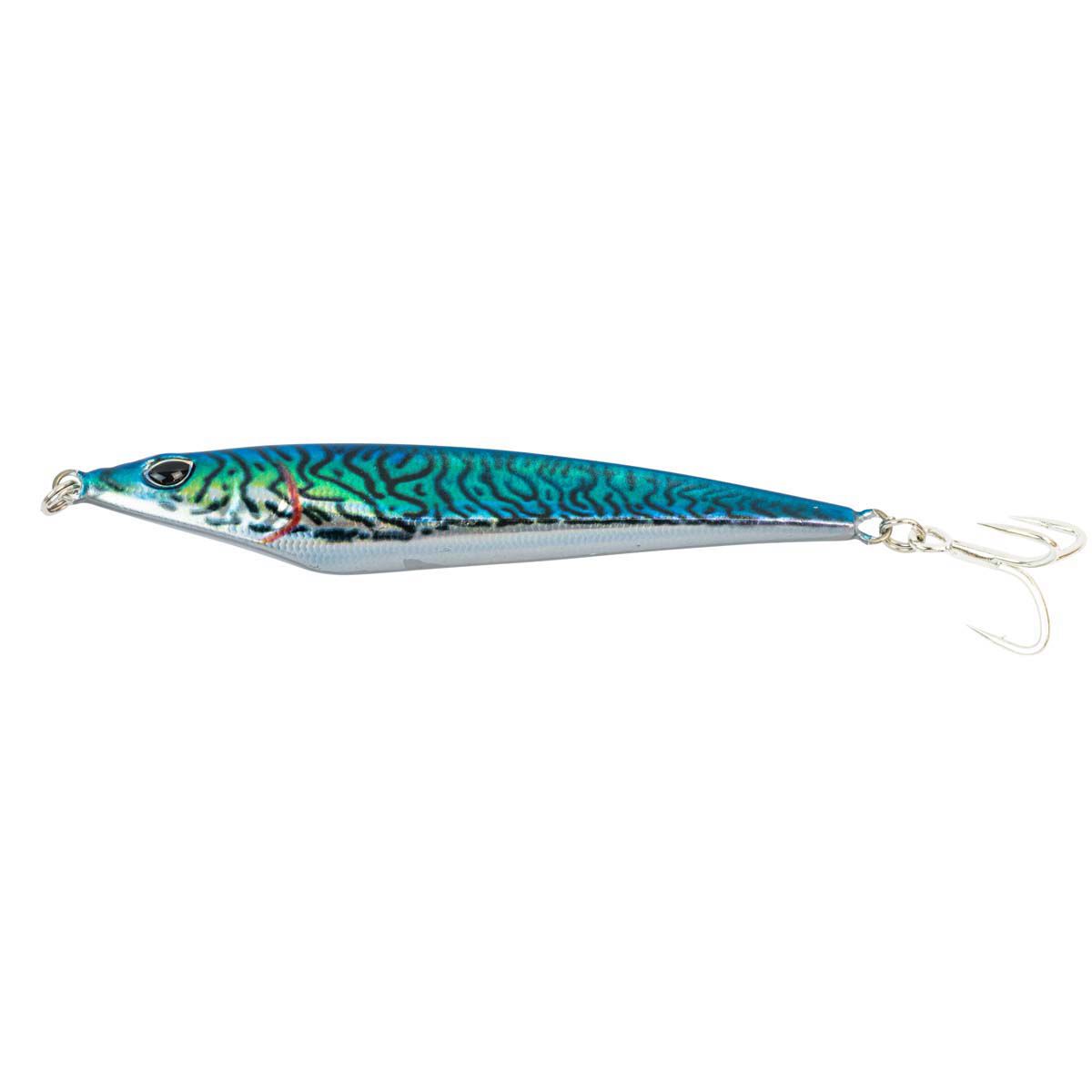 Nomad Ridgeback Long Cast Metal Lure 10g Silver Green Mackerel, Silver Green Mackerel, bcf_hi-res