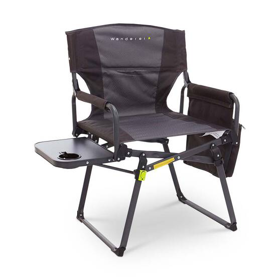 Wanderer Compact Directors Camp Chair Bcf, Leather Directors Chairs Australia